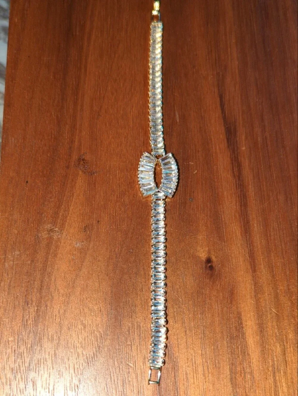 Gold-Tone Women's Bracelet Watch and Crystal Accent Bracelet - Elegant Style